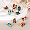 Yilisi 20Pcs 5 Colors Alloy Bead Caps ENAM-YS0001-04-10