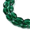 Transparent Imitation Jade Glass Beads Strands GLAA-N005-T10mm-D-3