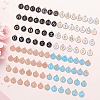 4Bags 4 Colors Initial Letter A~Z Alphabet Enamel Charms ENAM-BM0001-41-7