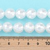 Electroplated Shell Pearl Beads Strands BSHE-C007-A01-02-5