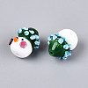 Christmas Handmade Lampwork Beads LAMP-T022-29-3