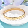 304 Stainless Steel Rhinestone Bangles for Women BJEW-Z092-16G-2