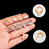 316L Surgical Stainless Steel Clear Cubic Zirconia Hoop Nose Rings WG4B84E-02-1