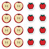 20Pcs 2 Styles Christmas Theme Handmade Porcelain Beads PORC-TA0001-54-2