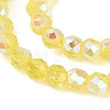 Transparent Glass Beads Strands EGLA-N028-01A-A08-4