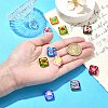 9Pcs 9 Colors Handmade Lampwork Beads LAMP-CJ0002-05-4
