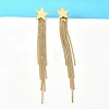 Rack Plating Brass Star Ear Studs EJEW-P226-15G-4