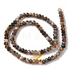Natural Banded Agate Beads Strands G-D344-A34-04-4