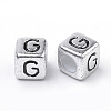 Plated Acrylic Beads X1-PB43C9308-G-01-2