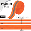 Reflective Polyester Ribbons SRIB-WH0011-475B-1-2