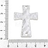 Textured Brass Connector Charm KK-CBA95AE-02B-P-3