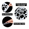 PET Plastic Hollow Out Drawing Painting Stencils Templates DIY-WH0286-030-3