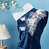 4Pcs Cotton Lace Clothing Patches PATC-FG0003-84-4