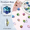 30Pcs Electroplated Glass Charms EGLA-YW0005-23-3