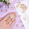 30Pcs 3 Styles Brass Micro Pave Clear Cubic Zirconia Leverback Earring Findings KK-BBC0027-45-3