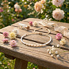 Adjustable Imitation Pearl and Glass Seed Beaded Braided Bracelets for Women NV1607-4-2