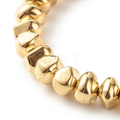 Nuggets CCB Plastic Beads Stretch Bracelet for Girl Women BJEW-JB07303-1