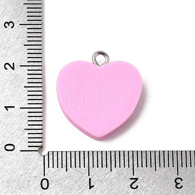 Opaque Resin Pendants RESI-C079-04B-01-1