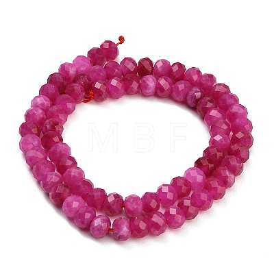 Faceted Dyed Natural White Jade Beads Strands GG-CBAE966-01A-O-1