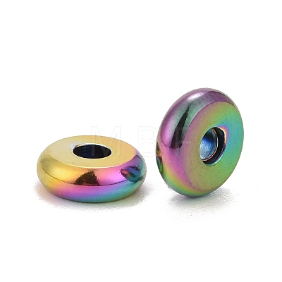 Ion Plating(IP) Rainbow Color 304 Stainless Steel Spacer Beads STAS-F136-04M-1