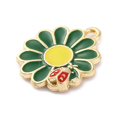 Alloy Enamel Pendants ENAM-Q001-06G-04-1