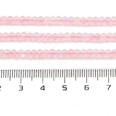 Natural Rose Quartz Beads Strands G-K376-B03-02-1