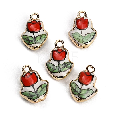 Handmade Porcelain with Brass Pendants PR-CBAB520-06C-1