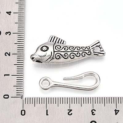 Alloy Toggle Clasps PALLOY-WH0110-18AS-1