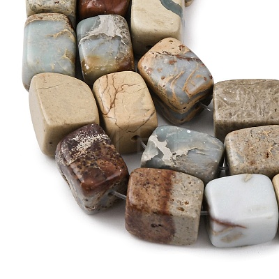 Natural Shoushan Stone Beads Strands G-D098-D05-1