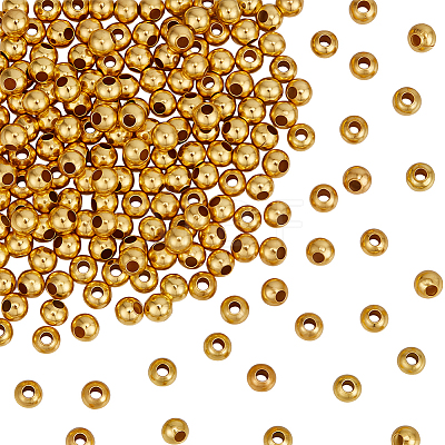 500Pcs Brass Beads FIND-PA0001-69G-1