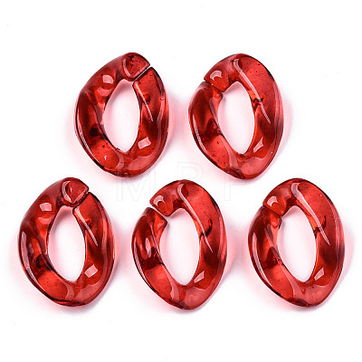 Transparent Acrylic Linking Rings OACR-S036-001A-J05-1