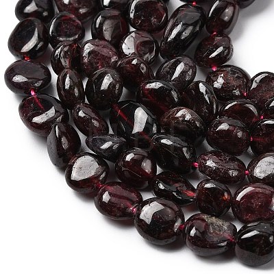 Natural Garnet Beads Strands G-B161-B11-1