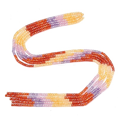 Cubic Zirconia Beads Strands ZIRC-P125-2x3mm-02-1
