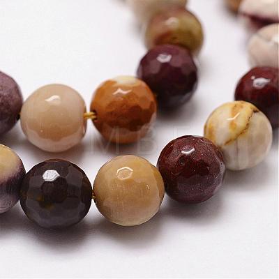 Natural Mookaite Beads Strands G-D840-30-6mm-1