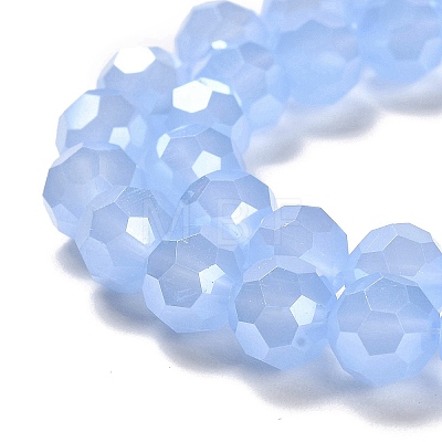 Electroplate Glass Beads Strands EGLA-A035-J8mm-A03-1