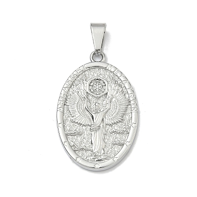 Religion Theme 304 Stainless Steel Pendants STAS-F336-06E-P-1