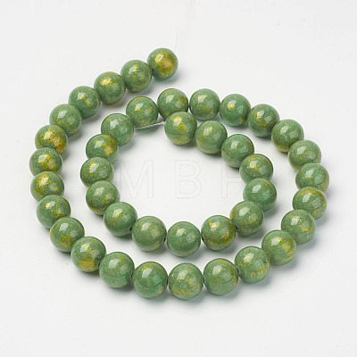 Natural Mashan Jade Beads Strands G-P232-01-I-4mm-1