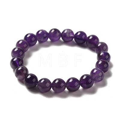 Natural Amethyst Stretch Bracelets B073-2-1