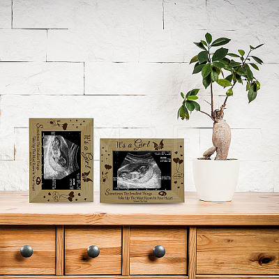 Natural Wood Photo Frames AJEW-WH0292-043-1