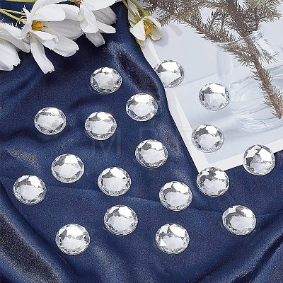 Fingerinspire 1 Box 60Pcs Self-Adhesive Acrylic Rhinestone Stickers DIY-FG0001-84B-1