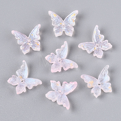 Baking Paint Glass Beads LS-DGLA-T004-04B-1