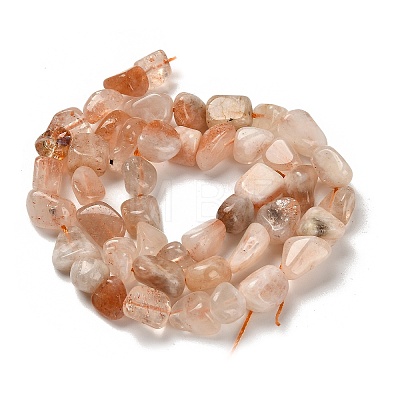 Natural Sunstone Beads Strands G-P497-01E-81A-1