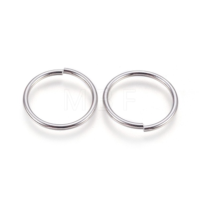 304 Stainless Steel Open Jump Rings STAS-P212-25P-01-1