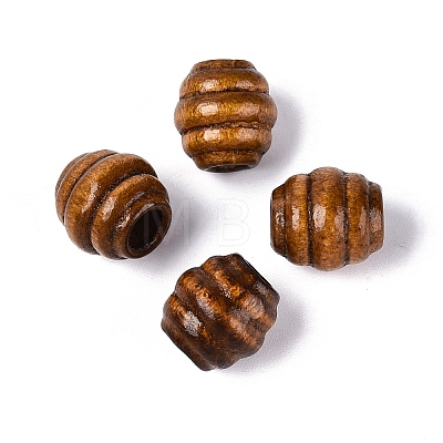 Natural Schima Wood Beads WOOD-Q001-03-1