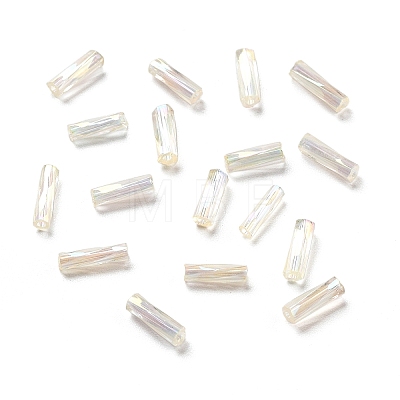 10G Ceylon Glass Twist Bugle Beads X-SEED-L012-01A-1