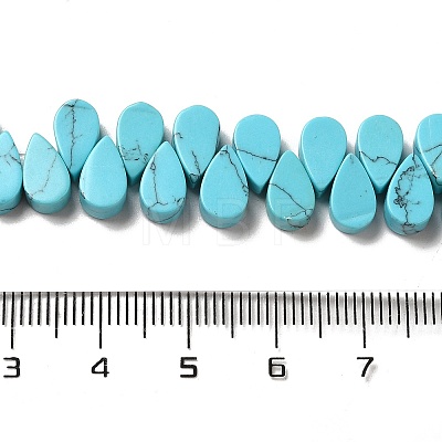 Synthetic Turquoise Beads Strands G-B064-B48-1
