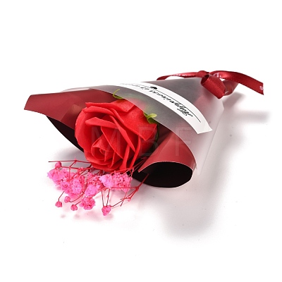 Valentine's Day Theme Mini Dried Flower Bouquet DIY-C008-01A-1