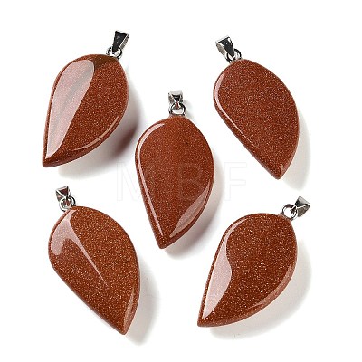 Synthetic Goldstone Pendants GG-CBACB71-05P-12-1