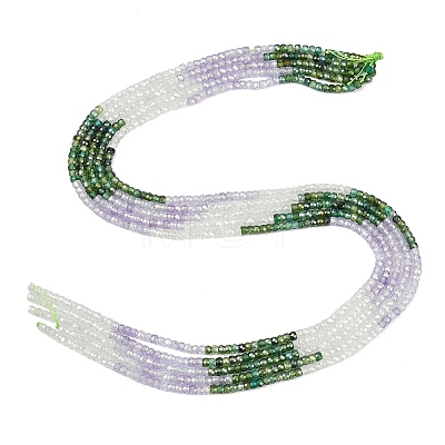 Cubic Zirconia Beads Strands ZIRC-P125-2x3mm-04-1