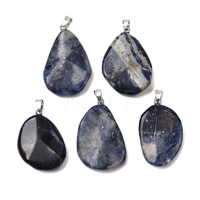 Natural Sodalite Pendants GG-K002-05L-1